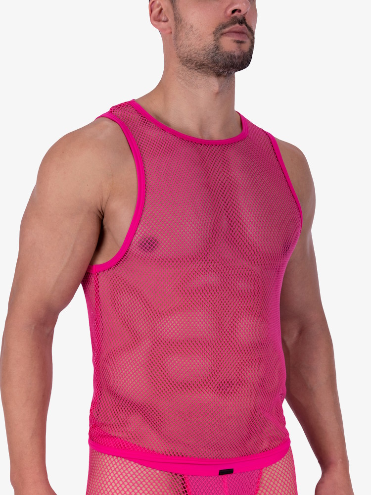 Manstore M2321 Tank Top Hotpink 212273 3