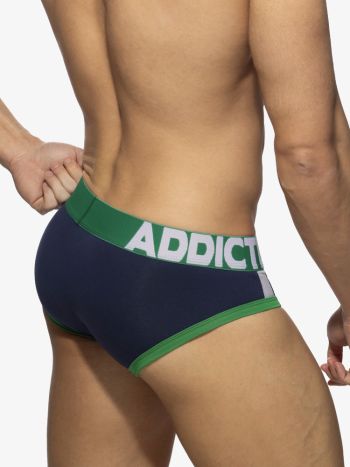 Addicted Ad1244 Sports Padded Brief Navy 3