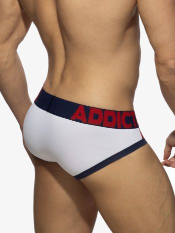 Addicted Ad1244 Sports Padded Brief White 3