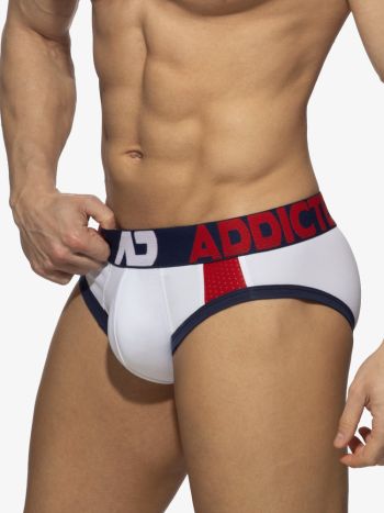 Addicted Ad1244 Sports Padded Brief White 4