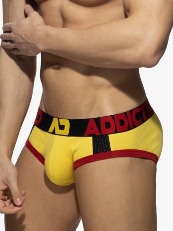 Addicted Ad1244 Sports Padded Brief Yellow 4