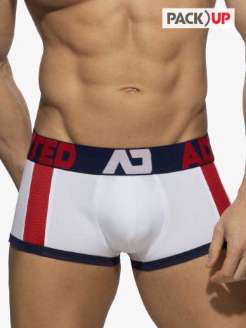 Addicted Ad1245 Sports Padded Trunk White 1