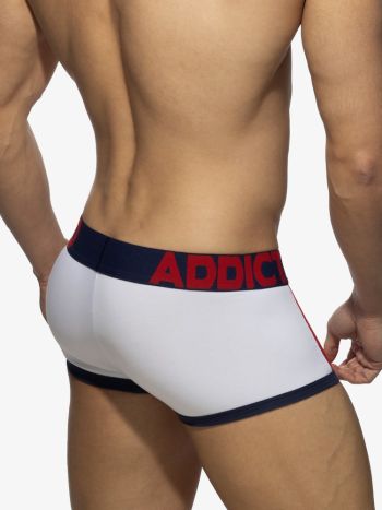 Addicted Ad1245 Sports Padded Trunk White 2
