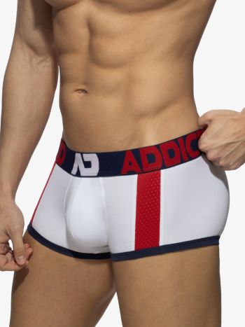 Addicted Ad1245 Sports Padded Trunk White 3