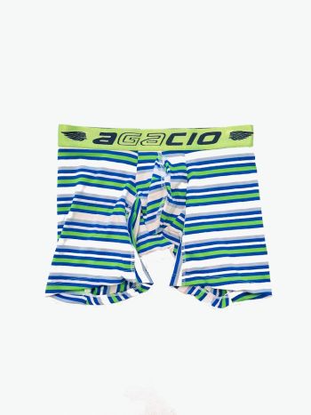 Agacio Striped Pouch Boxer Green 1