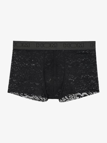 Hom Free Cut Lace Trunk Boxer 402888 Black 1