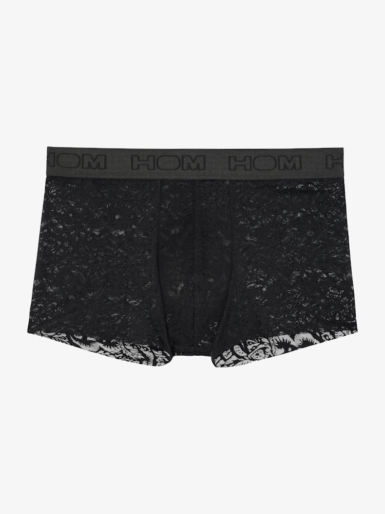 Hom Free Cut Lace Trunk Boxer 402888 Black 1