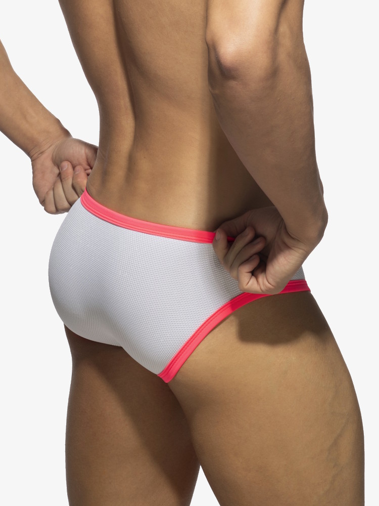Addicted Ads360 Snow White Neon Bikini Brief Pink 1