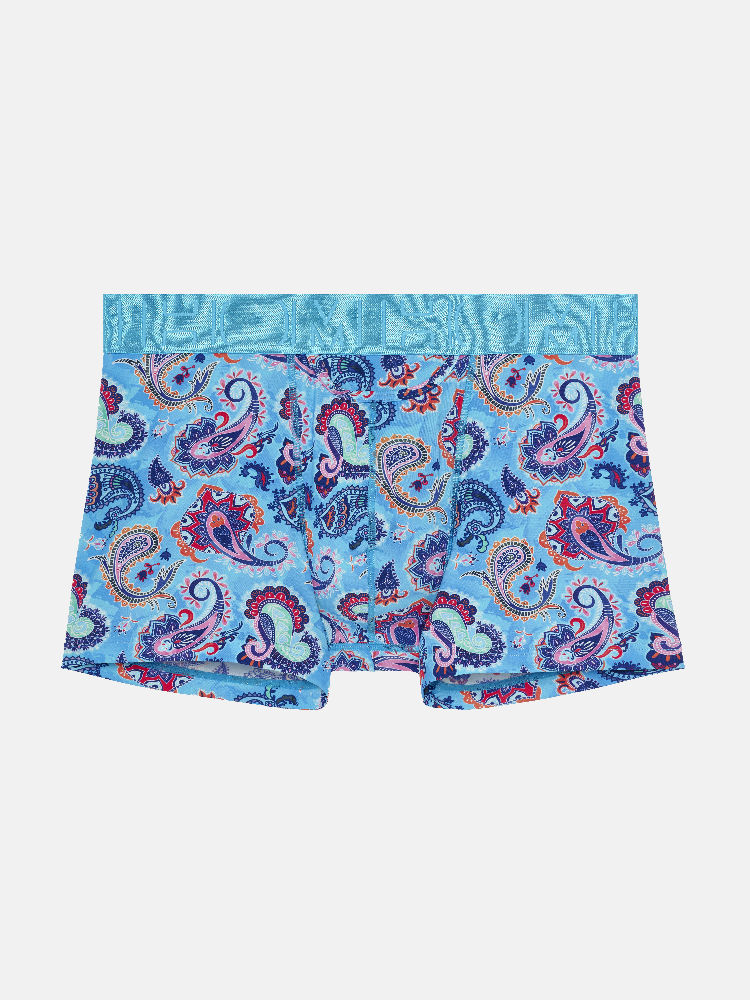 HOM Funky Styles Boxer Briefs HO1 403045 Turquoise Print 3 HOM Funky Styles Boxer Briefs HO1 403045 Turquoise Print 3