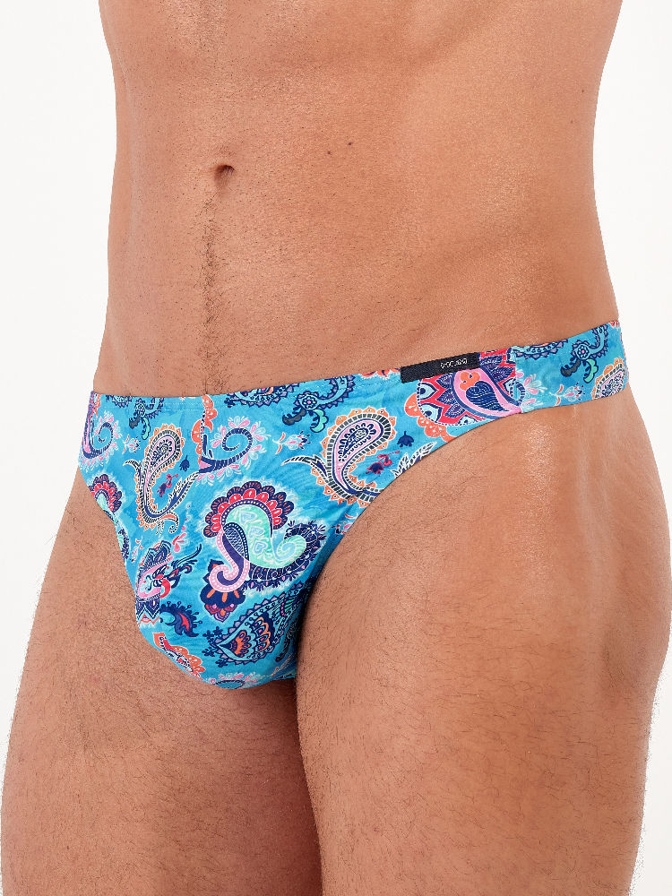 HOM Funky Styles G String 403042 Turquoise Print HOM Funky Styles G String 403042 Turquoise Print