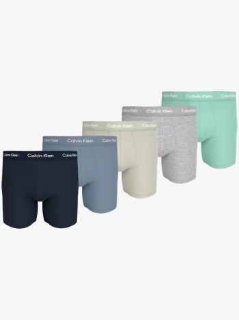 Calvin Klein 5 Pack Boxer Brief Cotton Stretch Nb3794A Wjg Mint 1