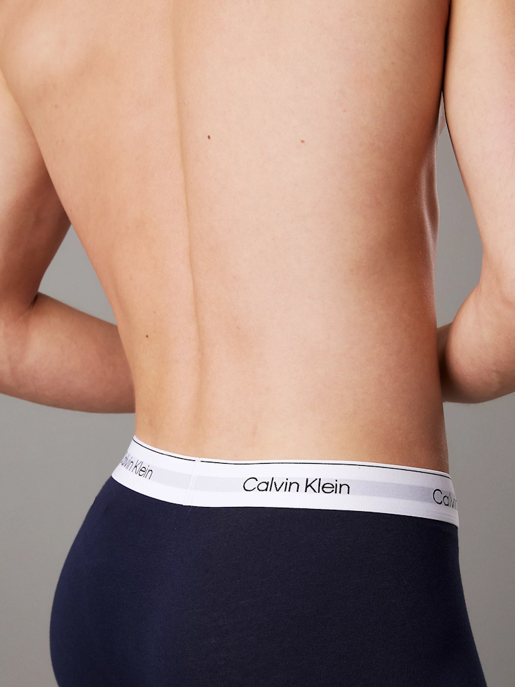 Calvin Klein Icon Cotton Stretch Low Rise Trunk 3pack LV00NB4389 VR1 Teal 4