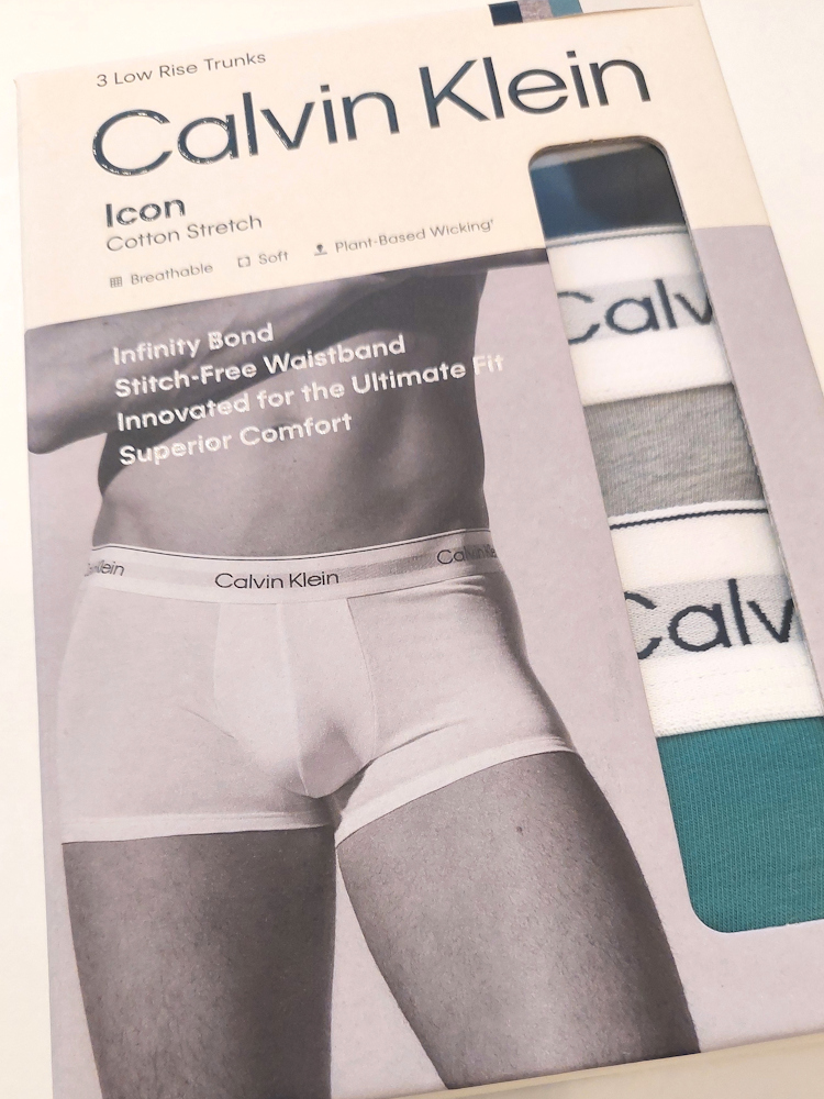 Calvin Klein Icon Cotton Stretch Low Rise Trunk 3pack LV00NB4389 VR1 Teal 5