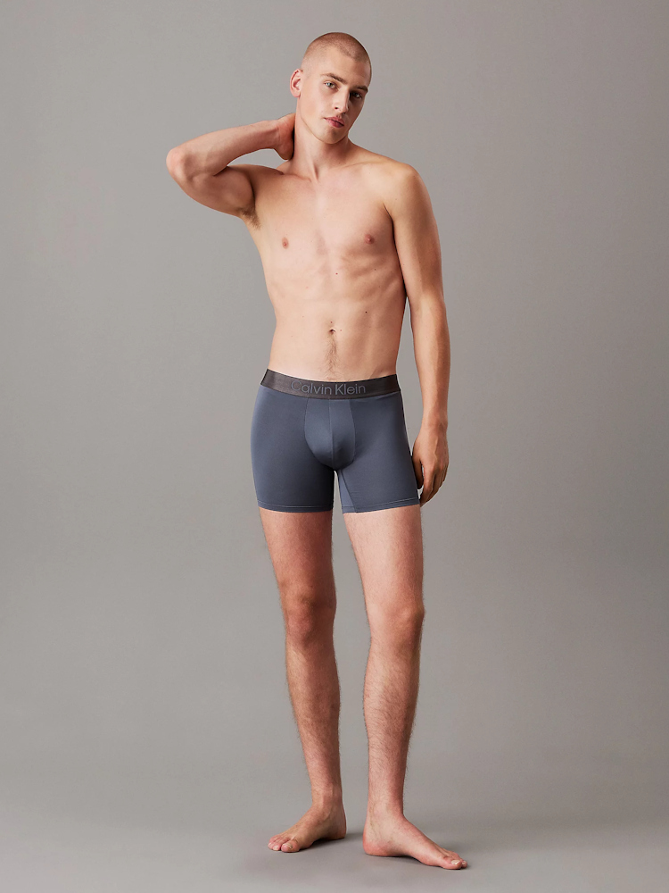 Calvin Klein Microfiber Boxer Brief 3 Pack Lv00nb4269 Vsc Pl Yellow 2