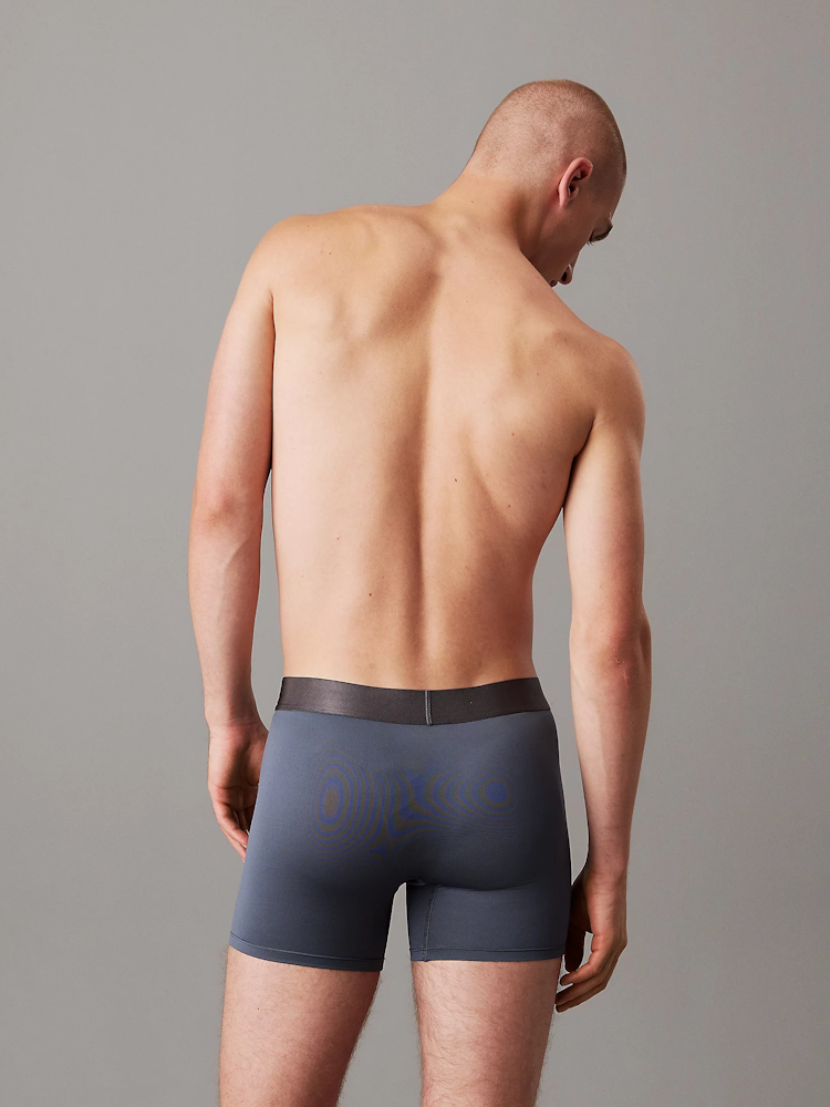 Calvin Klein Microfiber Boxer Brief 3 Pack Lv00nb4269 Vsc Pl Yellow 3