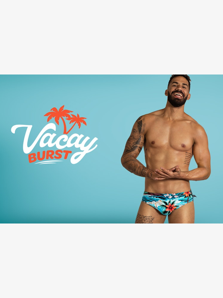 Aussiebum Vacay Burst Swim Brief Orange 4