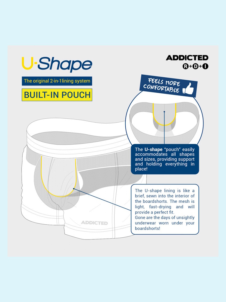 Addicted Ads111 Basic Mini Short Sky Blue 2