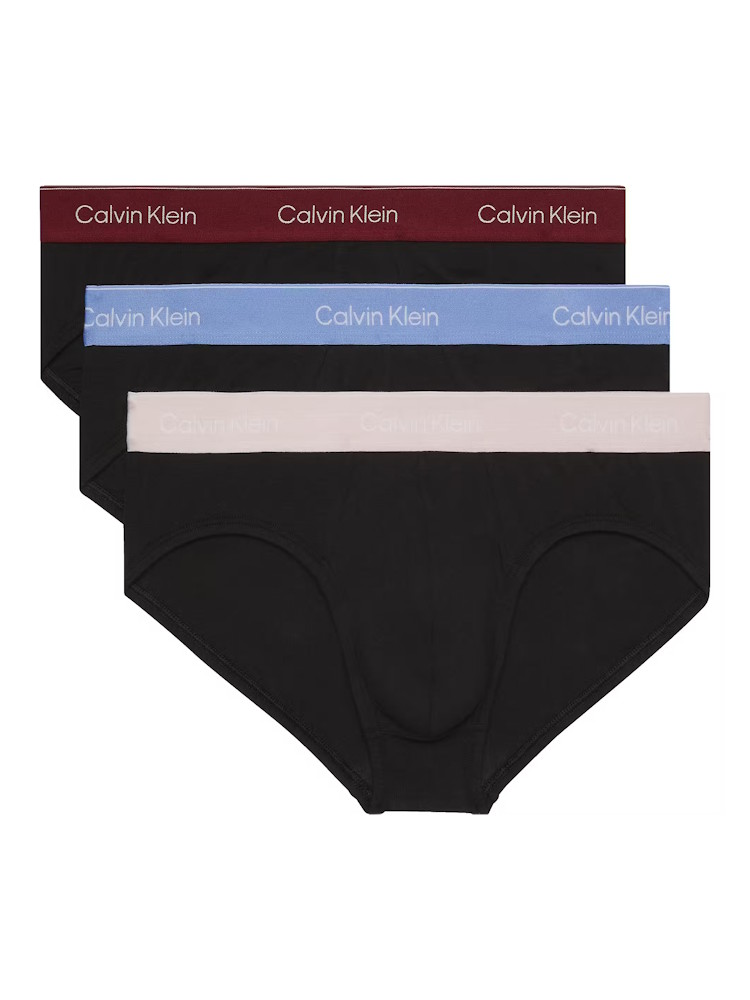 Calvin Klein Hip Brief 3 Pack Lv00nb4388 2va Black Bodies 2
