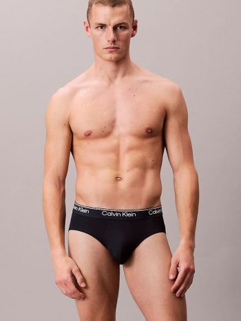 Calvin Klein Hip Brief 3 Pack Lv00nb4408 0ae Shoreline 8