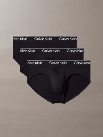 Calvin Klein Hip Brief 3 Pack Lv00nb4408 Ub1 Black 4