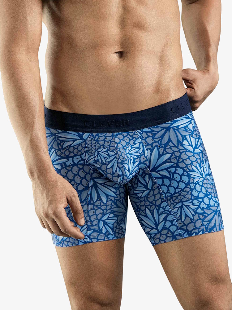 Clever Pineapple Long Boxer Blue 1793 2