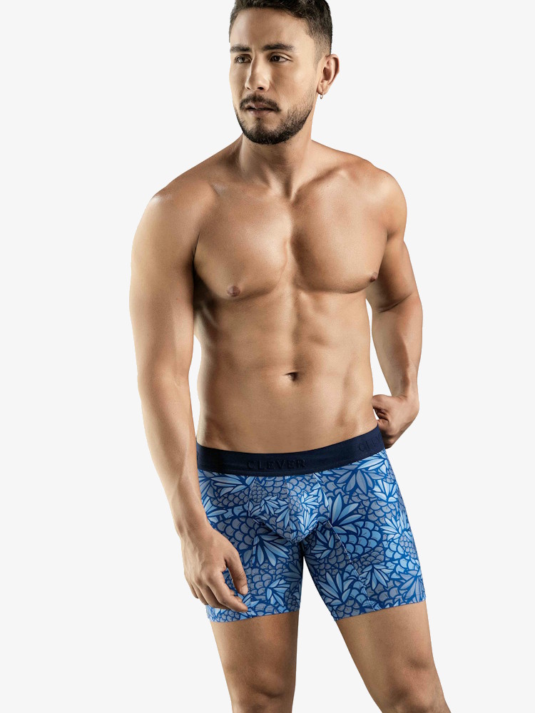 Clever Pineapple Long Boxer Blue 1793 3