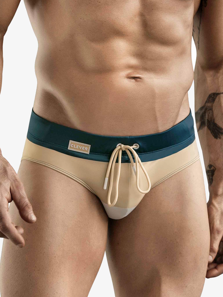 Clever Wave Swimsuit Brief Dark Blue 1802 1