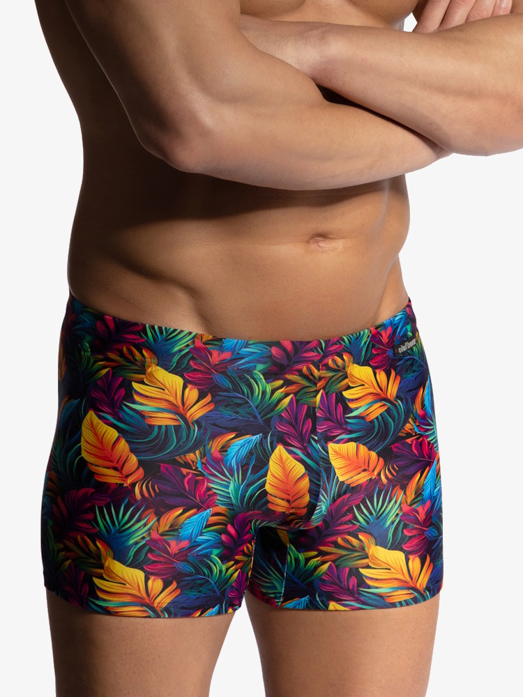 Olaf Benz Blu2450 Beachtrunks 109615 Leaves 4