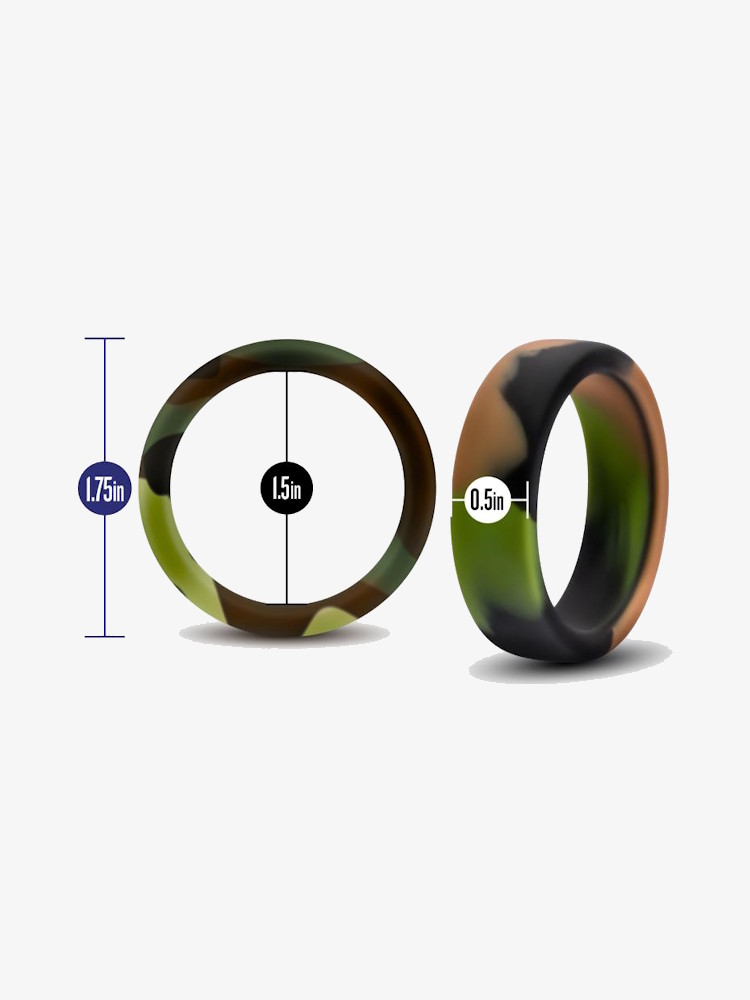 Blush Performance Silicone Camo Cockring 3