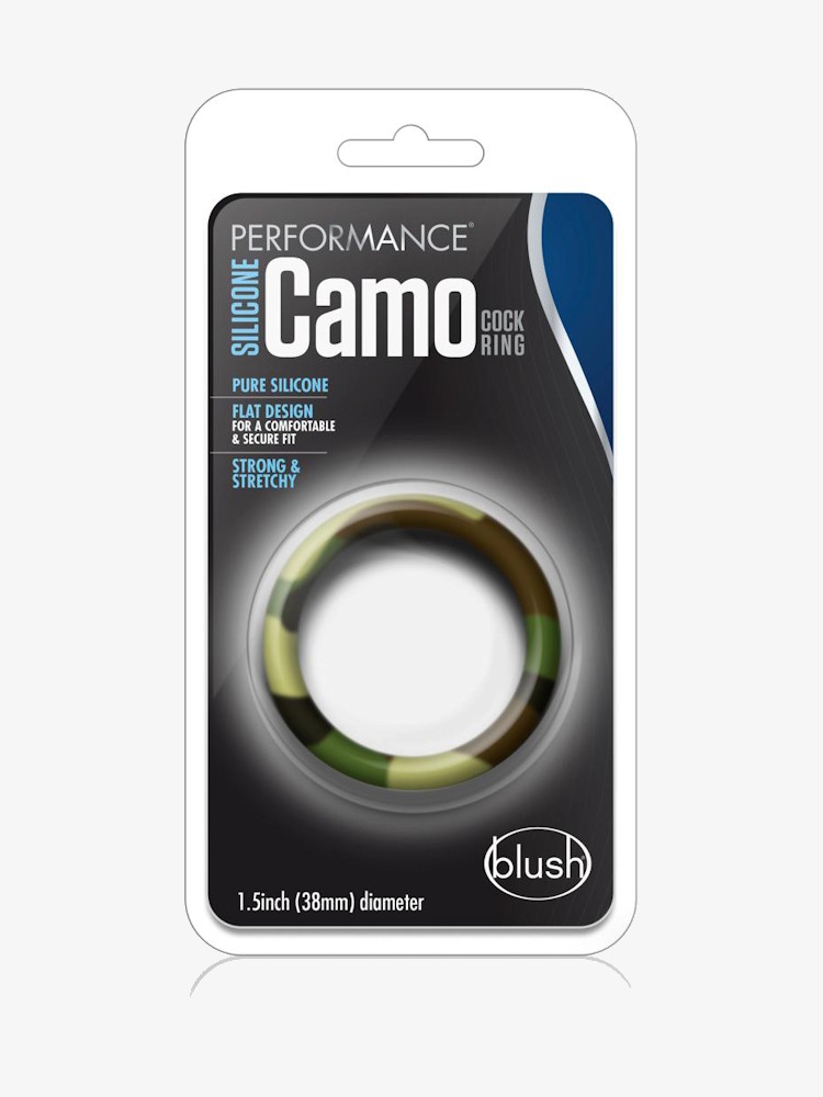 Blush Performance Silicone Camo Cockring 4
