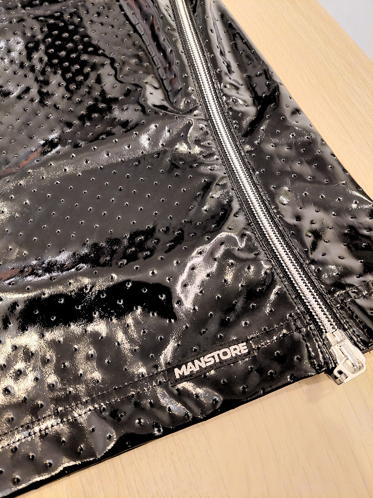 Manstore Zipped Shirt Lacquer Black 3