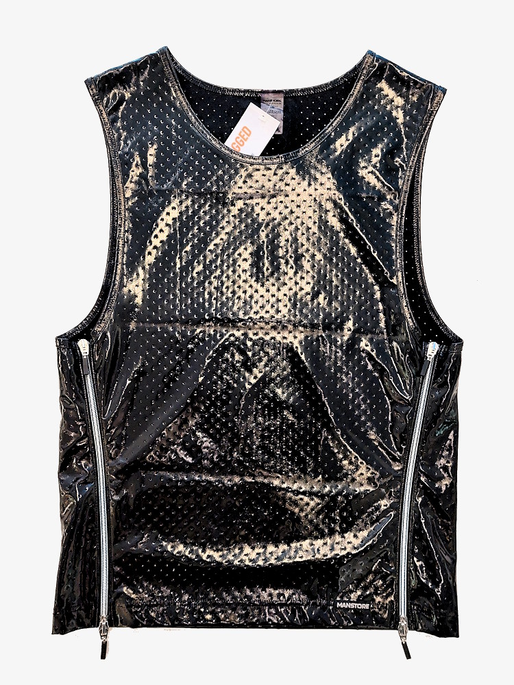 Manstore Zipped Shirt Lacquer Black 4