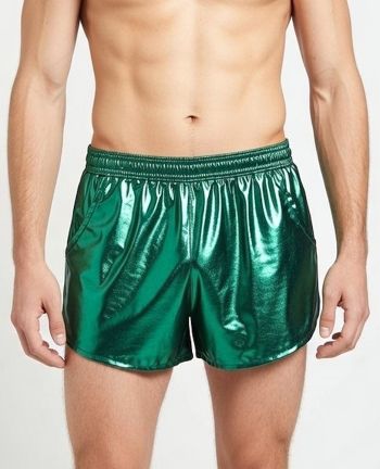 Arjen Kroos Party Shorts Metallic Green 2