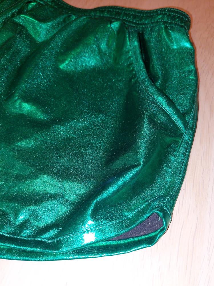 Arjen Kroos Sports Short Metallic Green 3