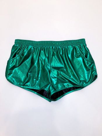 Arjen Kroos Sports Short Metallic Green