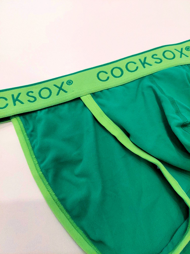 Cocksox Cotton Bkini Tanga Green 3