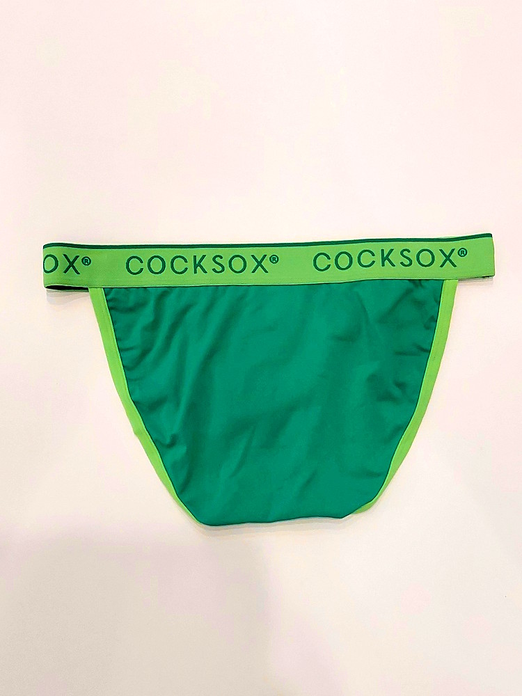 Cocksox Cotton Bkini Tanga Green 4