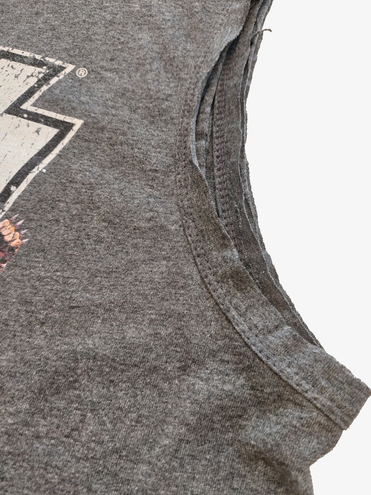 Distressed Tank Top Kiss Dark Grey 5