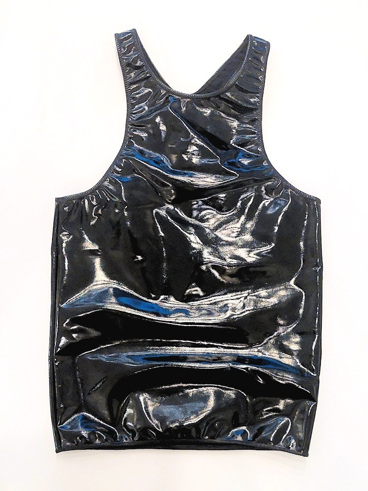 Eros Veneziani Racer Back Tank Top Laque Black 2