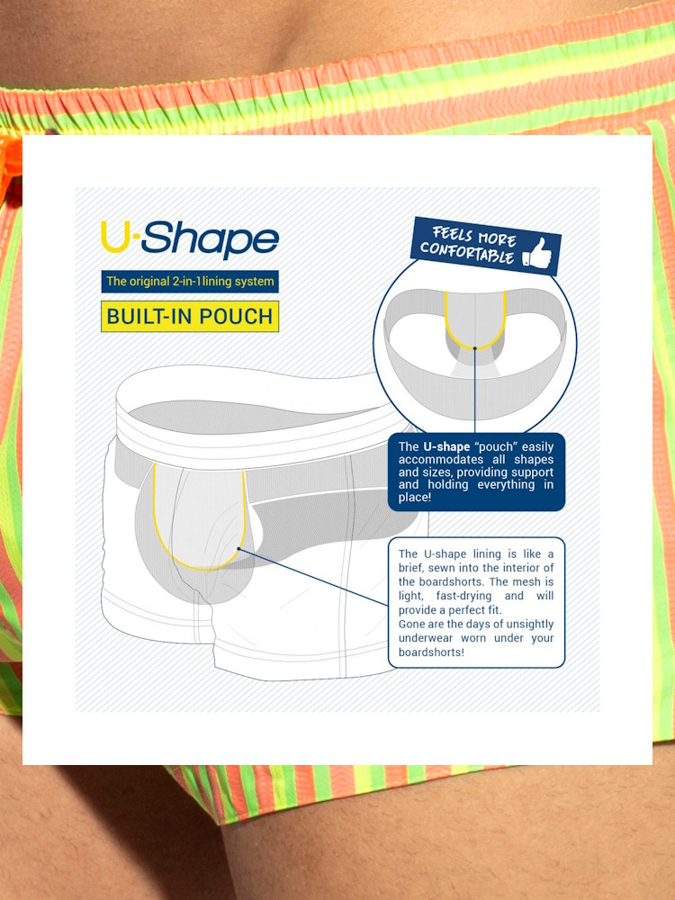 Es Collection Hippie Swim Shorts Orange 4