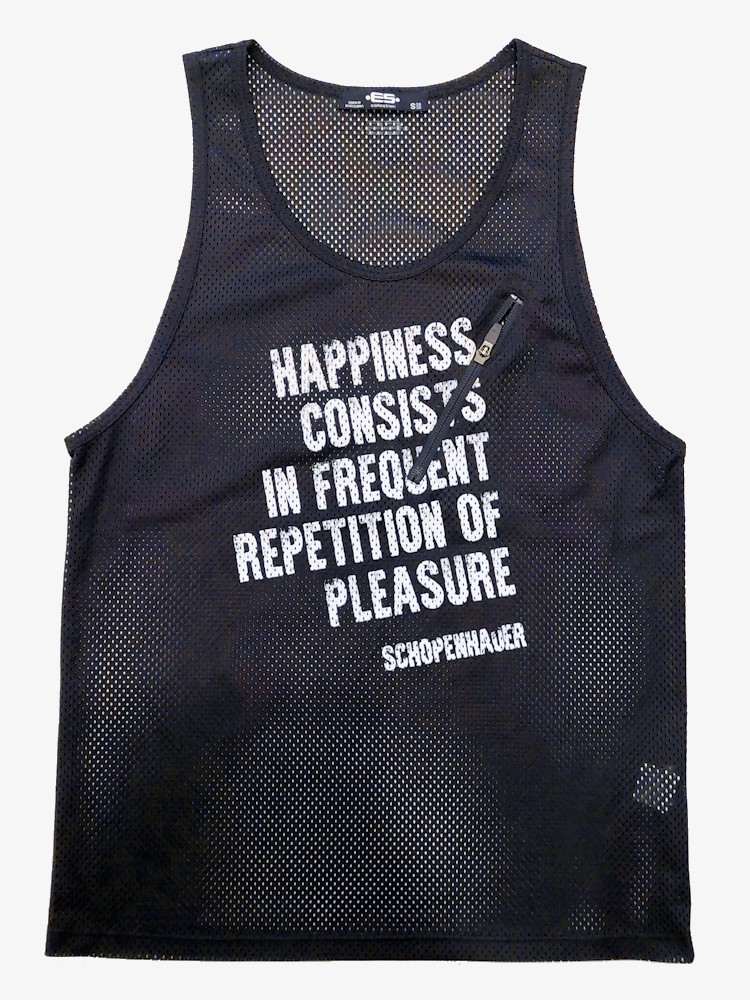Es Collection Mesh Tank Top Black 2