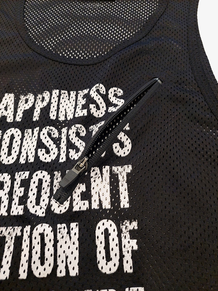 Es Collection Mesh Tank Top Black 4