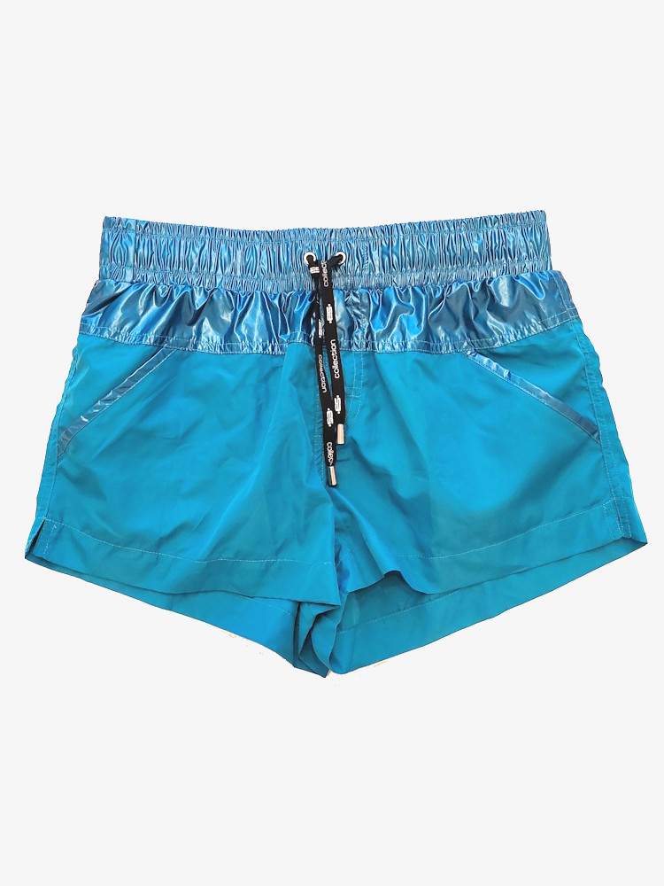 Es Collection Swim Short Zwemshort Aqua Metallic 7