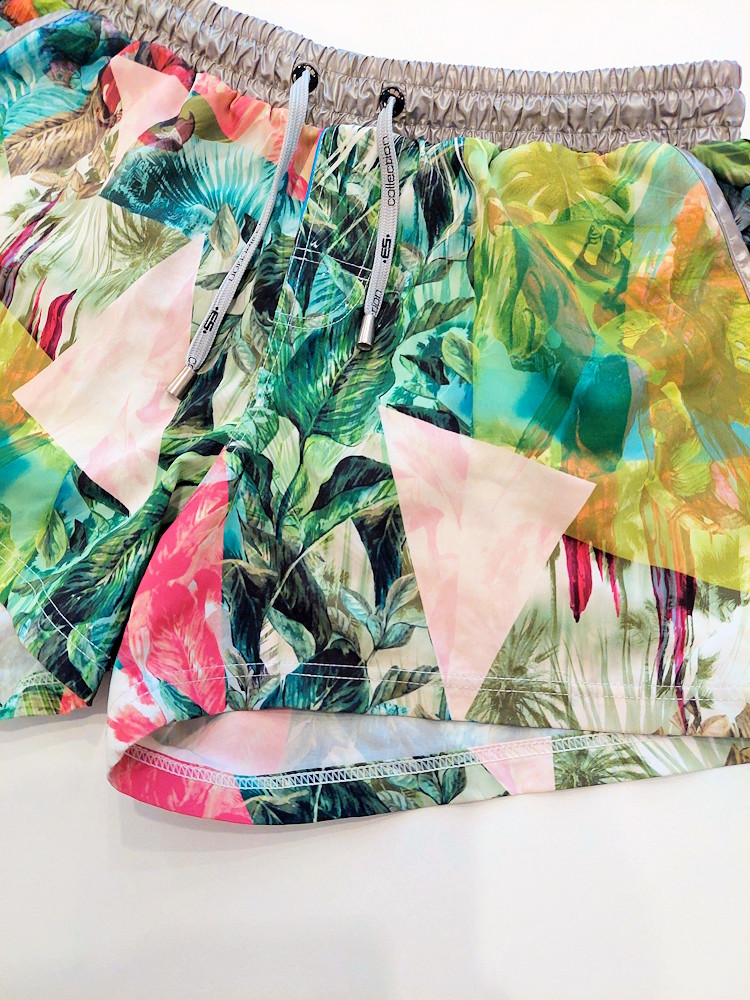 Es Collection Swim Short Zwemshort Flowers Mc 3