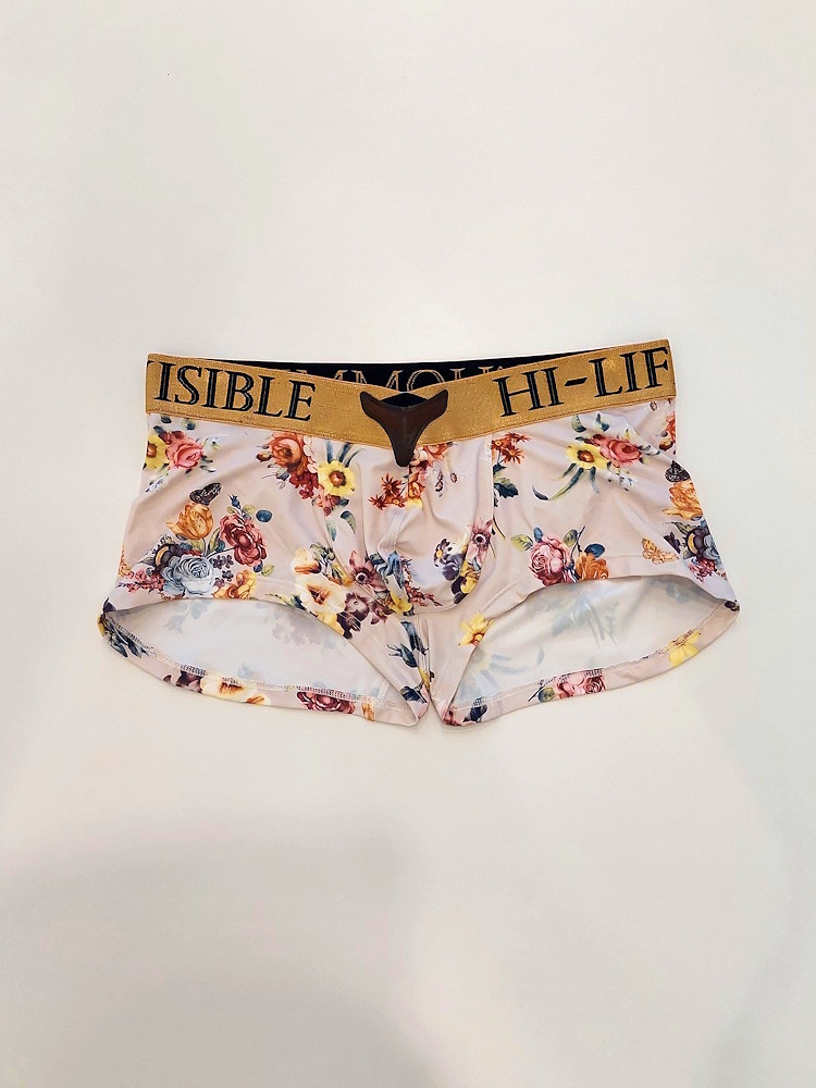 Lhomme Invisible V Boxer Flowers Beige 1
