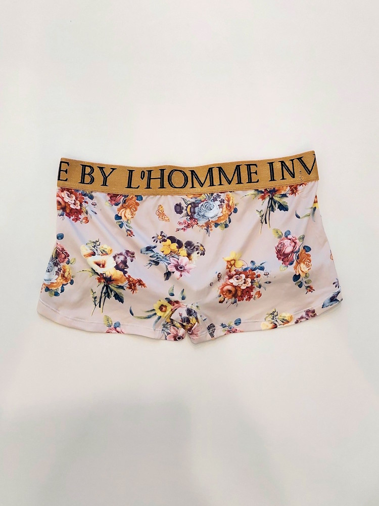 Lhomme Invisible V Boxer Flowers Beige 2