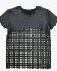 Manstore T Shirt Leather Look Cut Out Squares 1