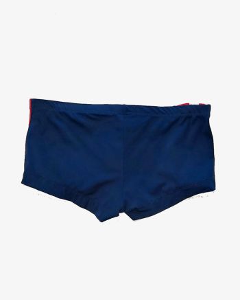Pistol Pete Zipped Square Cut Swim Trunk Navy 2