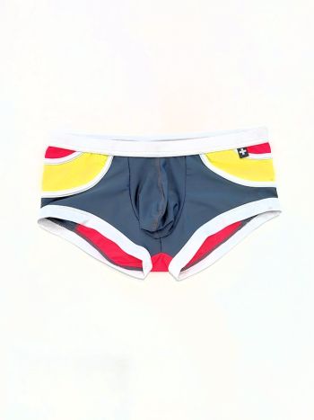 Andrew Christian Swim Trunks Neon Yellow 1