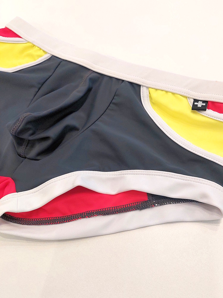 Andrew Christian Swim Trunks Neon Yellow 2